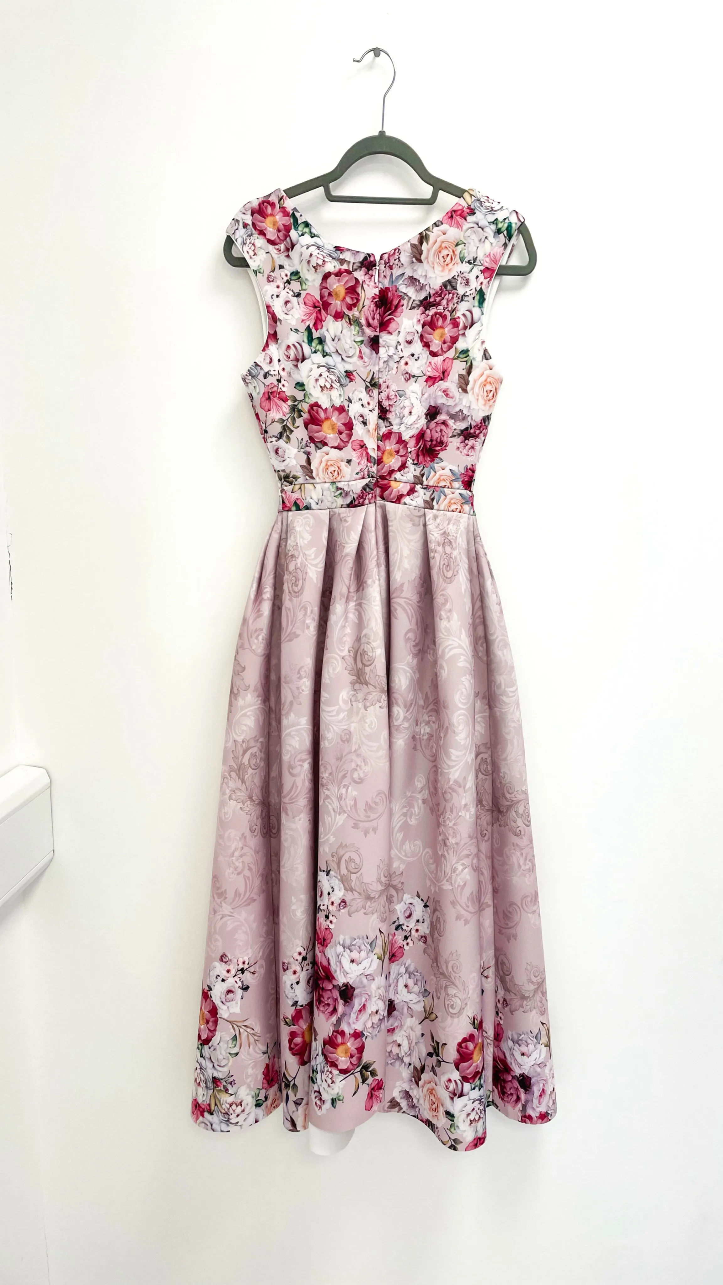 A1506 Saba Blush Floral Flare Dress