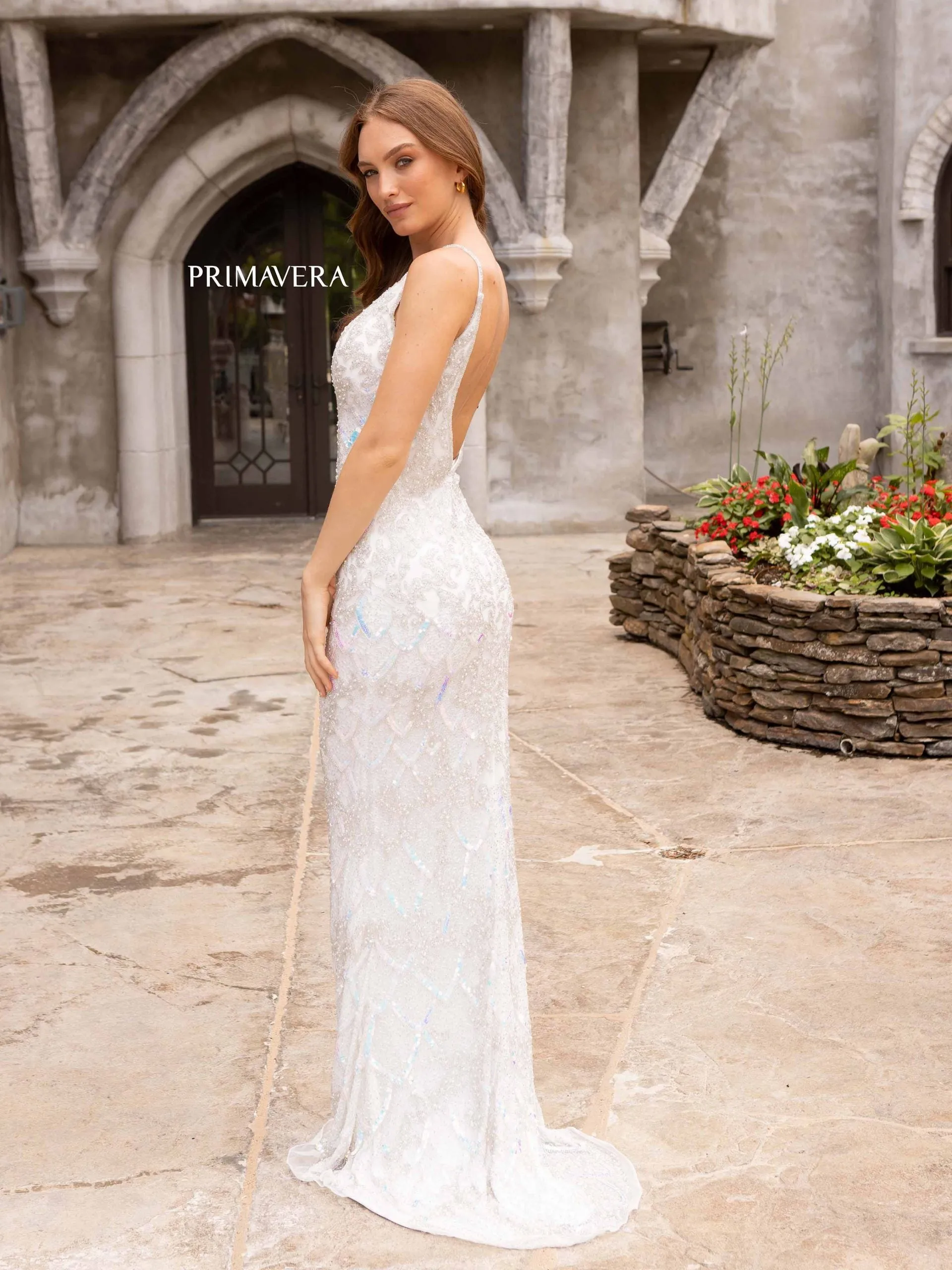 Ashtri | Beaded Evening Gown | Primavera 3903