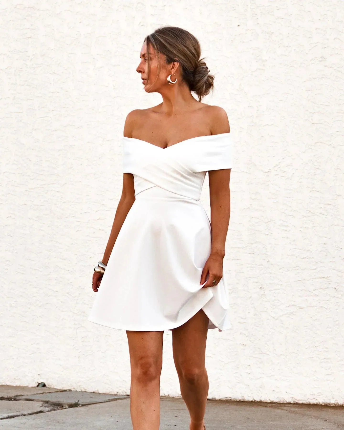 Britt Dress - White