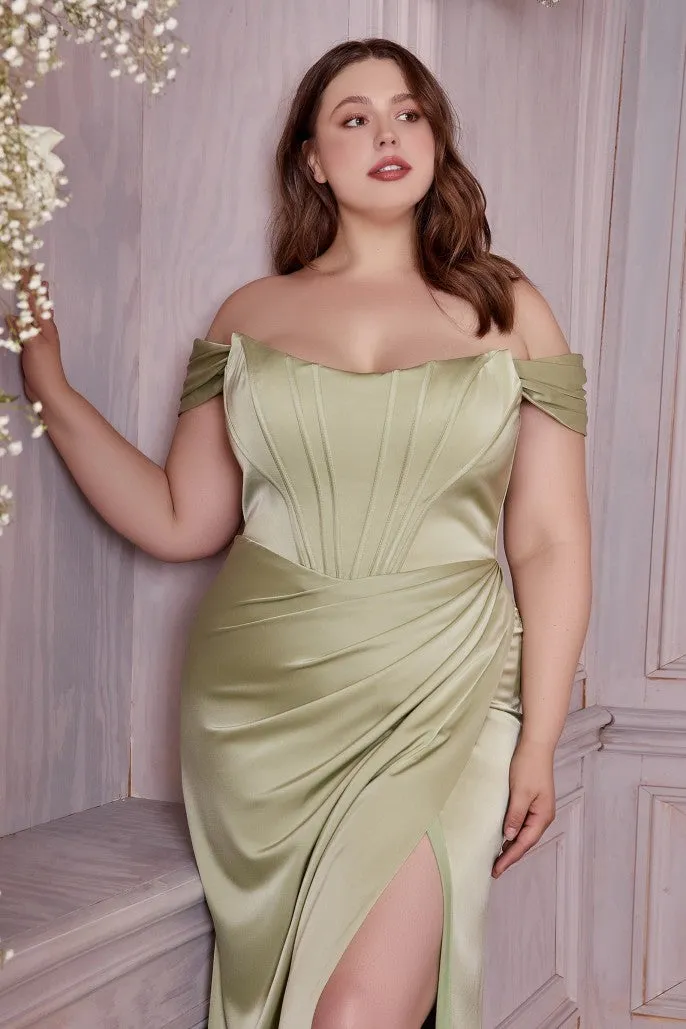 Dreaming | Corset Soft Satin Dress | LaDivine 7484