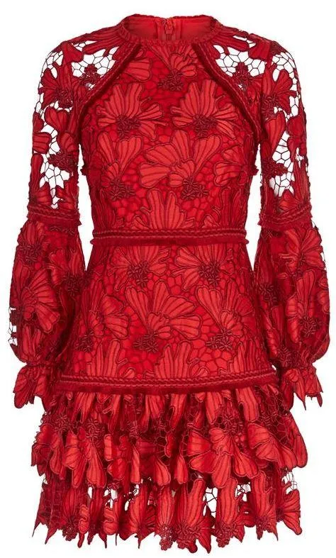 'Fransisca' Floral Embroidered Dress