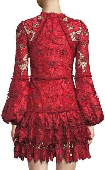 'Fransisca' Floral Embroidered Dress