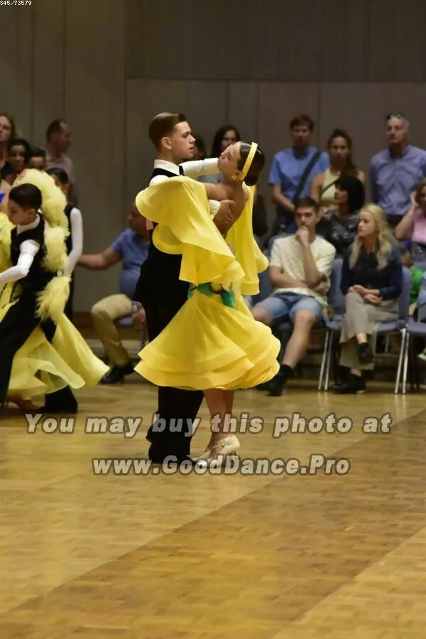 Gorgeous Yellow Junior Ballroom Dress