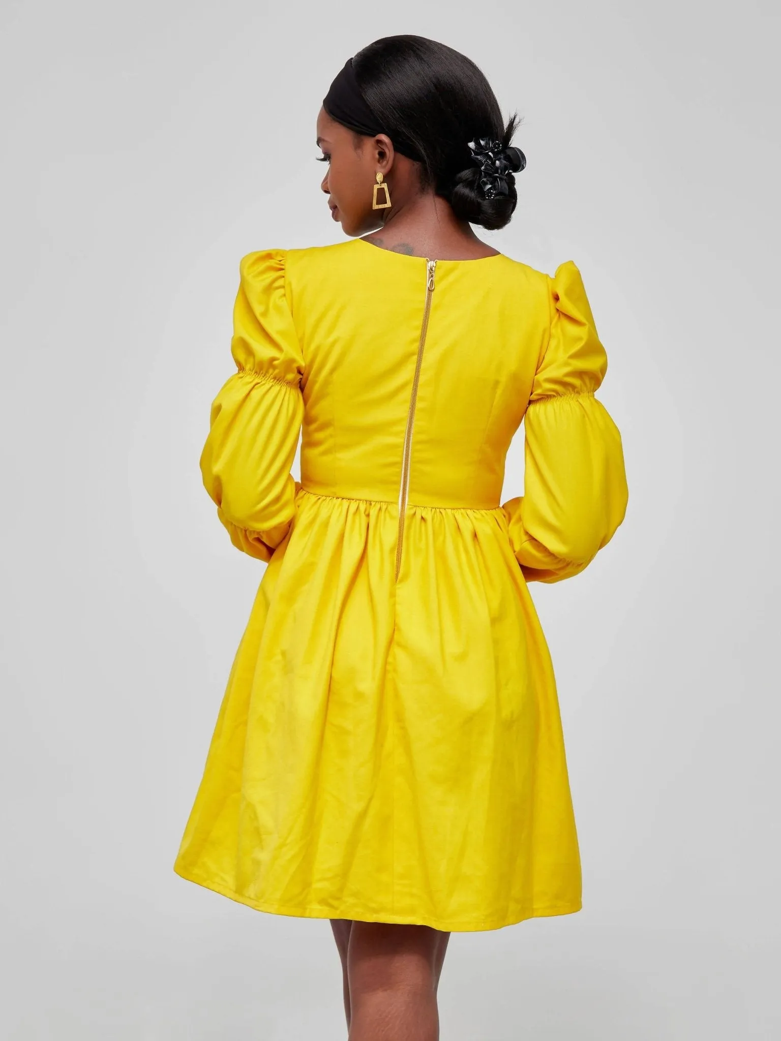 Izulu Mzinga Dress - Yellow