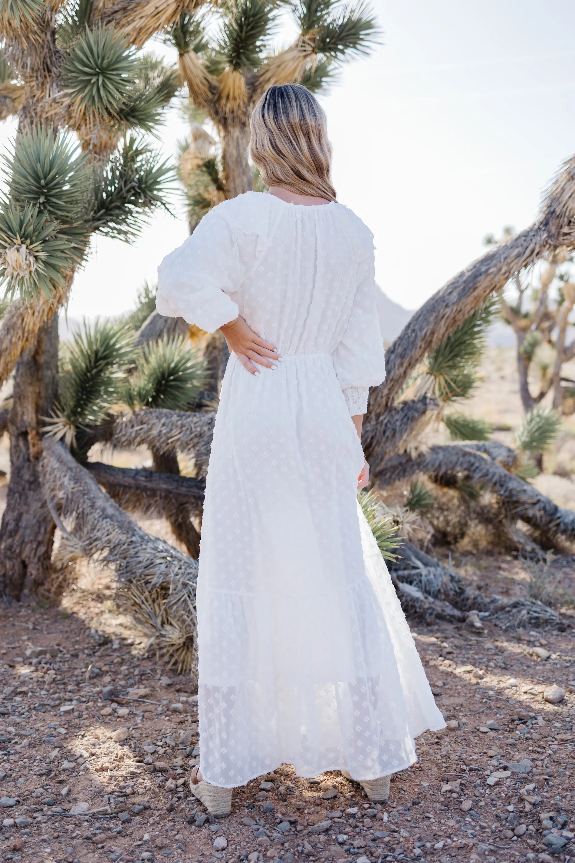 Jo Jo Maxi Dress in White