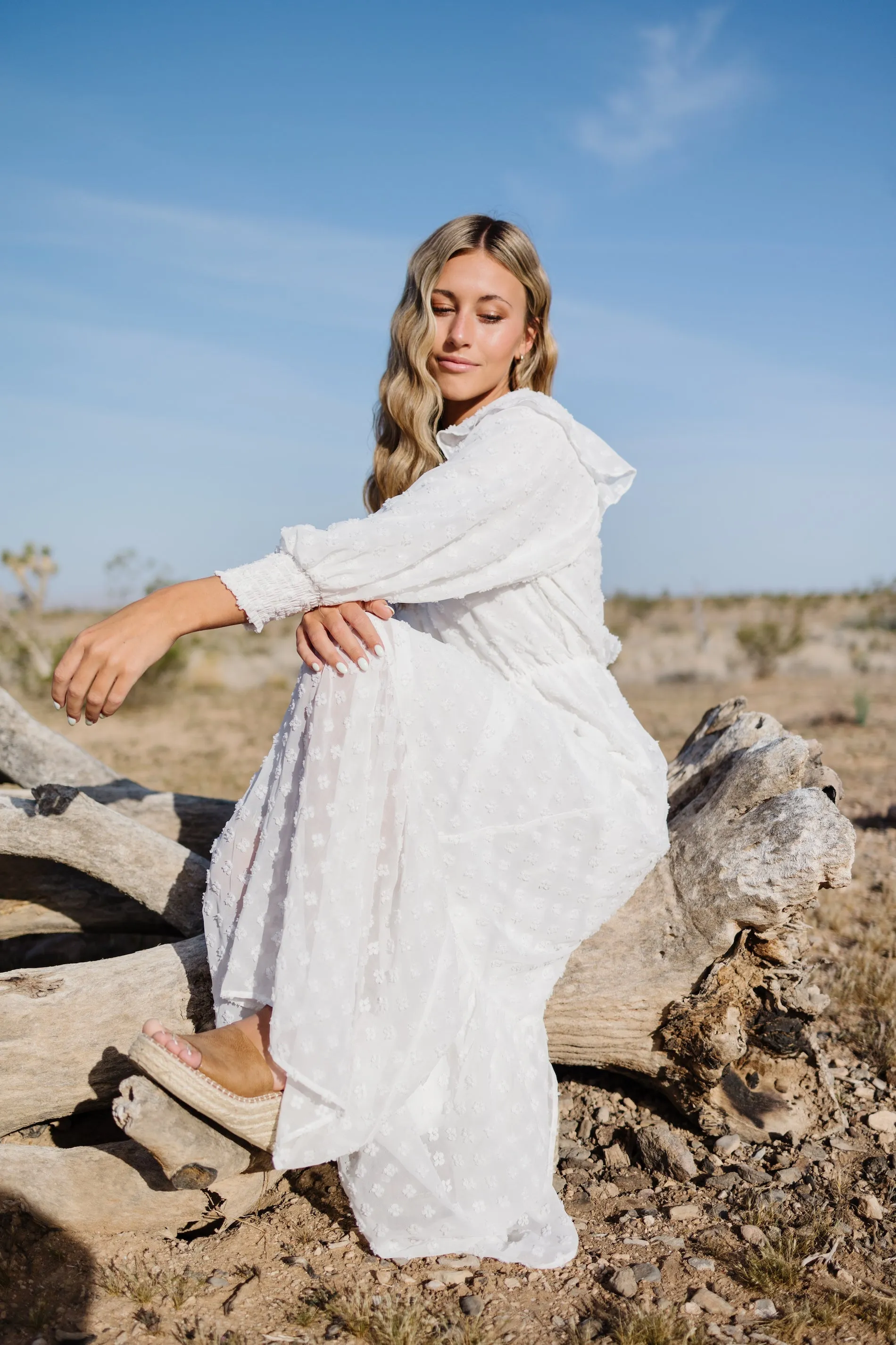 Jo Jo Maxi Dress in White