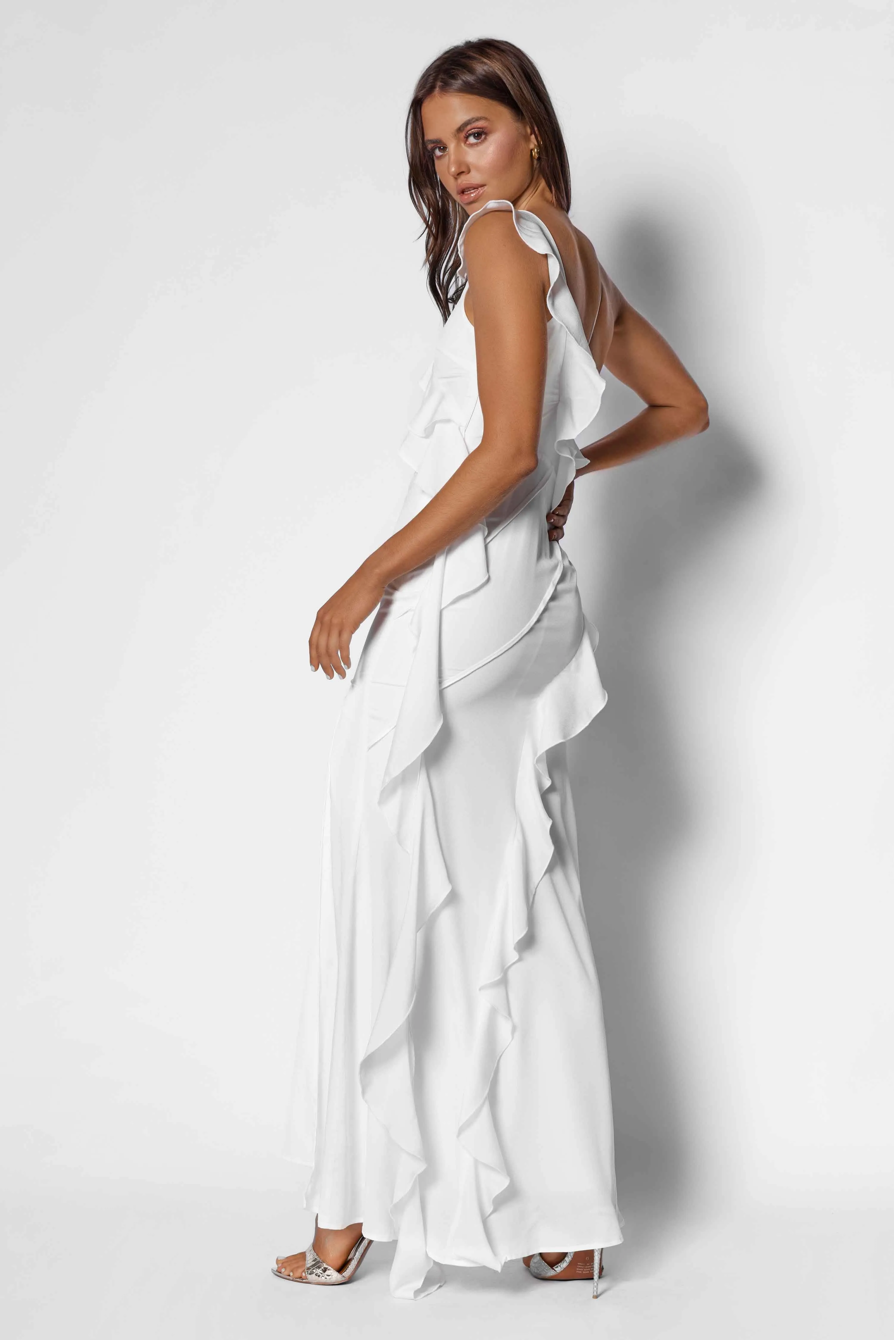 Meagan Dress - White