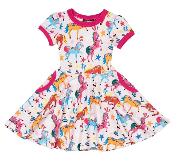 Rock Your Kid -Parade Ringer Waisted Dress