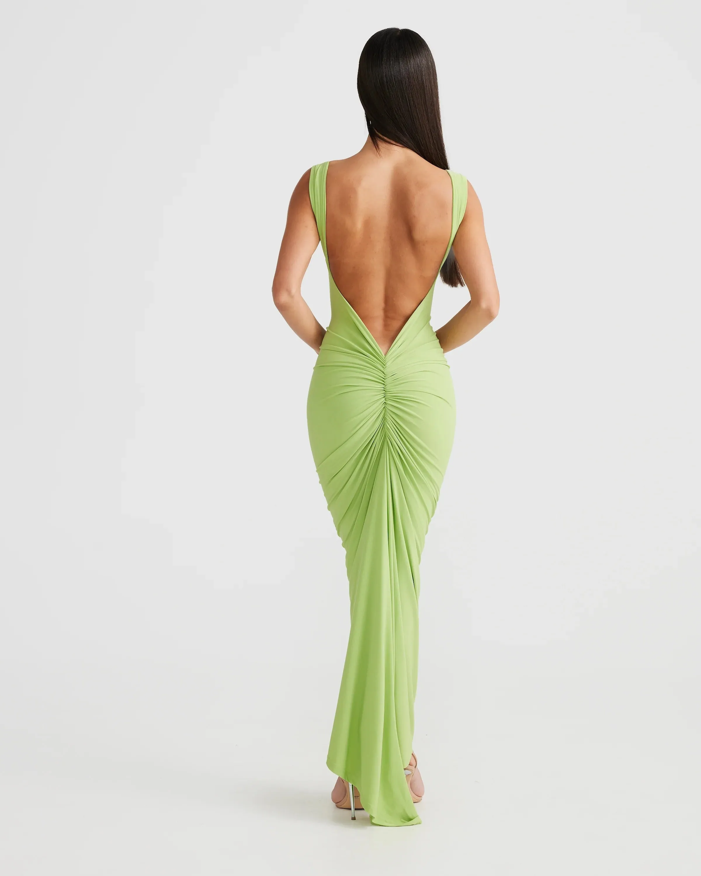 Sabia Dress - Lime