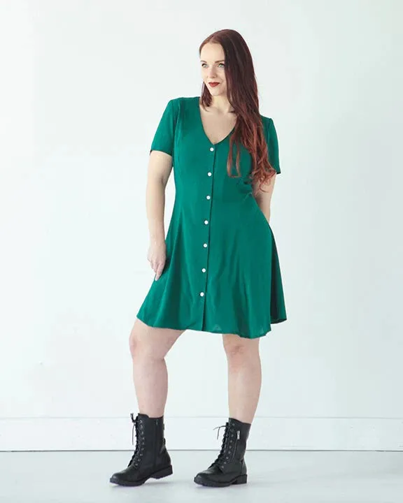 Shelby Dress & Romper | Sz 0-18 | Sewing Pattern by True Bias