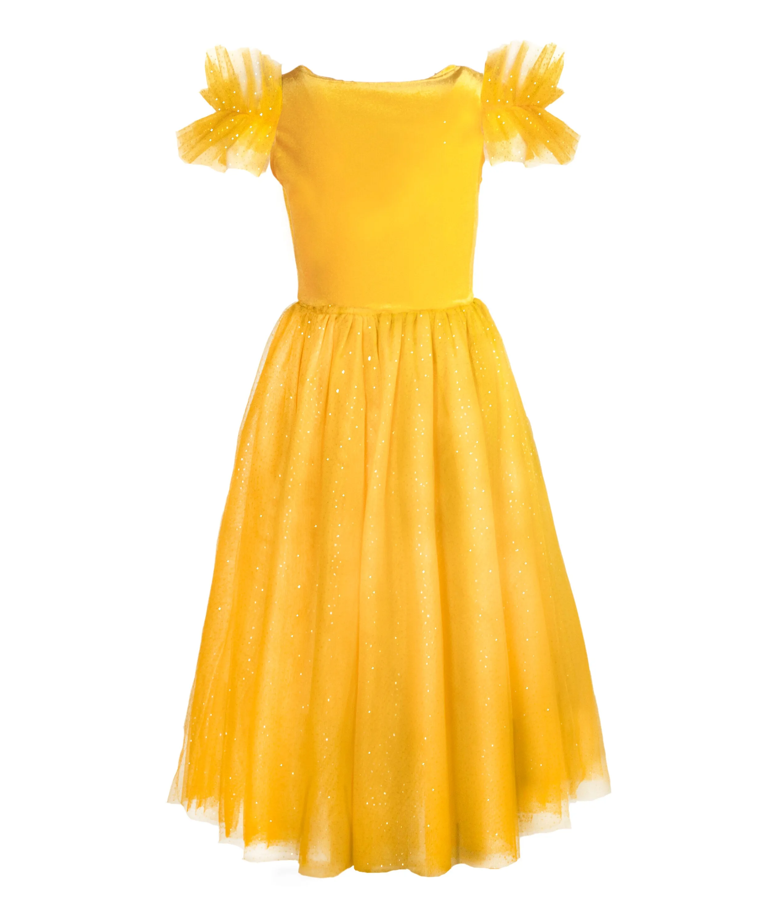 The Princess Beauty Yellow Costume Dress